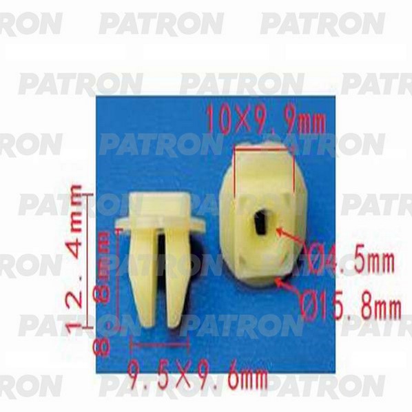 P371297 — Фиксатор пластиковый NISSAN применяемость: вставка под саморез PATRON