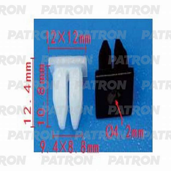 P371316 — Фиксатор пластиковый HYUNDAI,KIA применяемость: бампер, защита PATRON