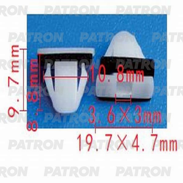 P371363 — Фиксатор пластмассовый HYUNDAI,KIA применяемость молдинги PATRON