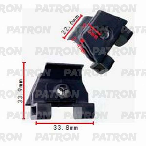 P371384 — Скоба пластиковая LEXUS,TOYOTA применяемость: защита PATRON