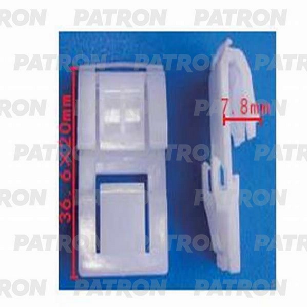 P371386 — Скоба пластиковая ACURA,HONDA применяемость: стёкла, накладная  фикса PATRON