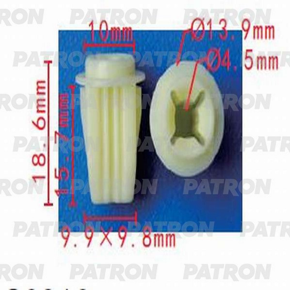 P371409 — Фиксатор пластиковый NISSAN применяемость: вставка под саморез PATRON