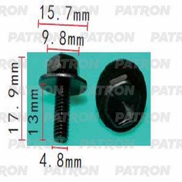 P371429 — Болт металлический различные марки применяемость: металлические болты PATRON