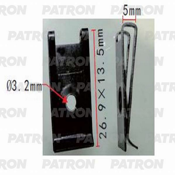 P371431 — Скоба металлическая различные марки применяемость: металлические зажим PATRON