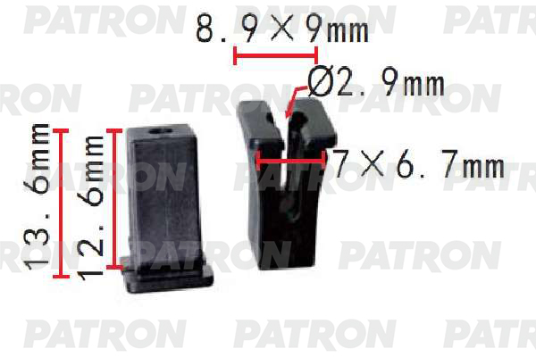 P371511 — Вставка под винт BMW применяемость: багажник  внутренняя отделка PATRON