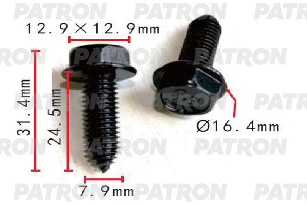 P371543 — Винт металлический GM применяемость: уиверсальный PATRON