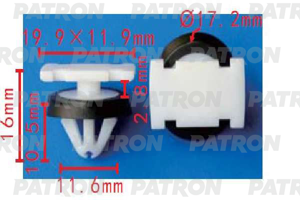 P371639 — Крепеж (клоп) PATRON