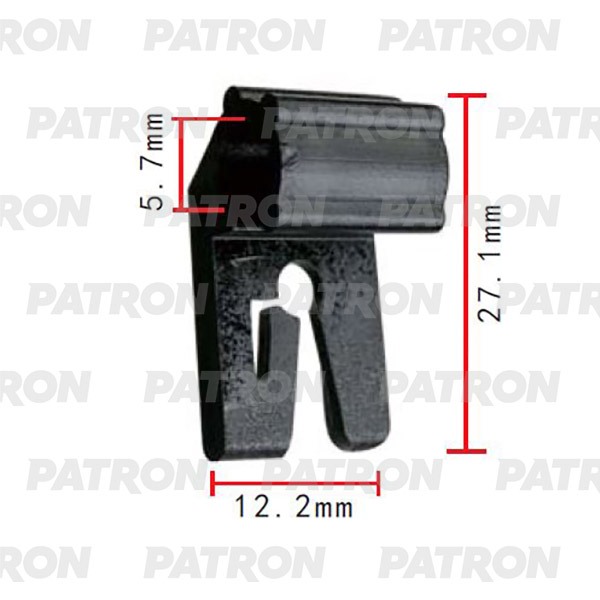 P372081 — Держатель пластмассовый применяемость: держатель трубки PATRON