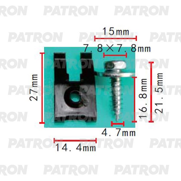 P372158 — Крепеж фары PATRON