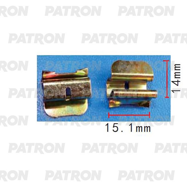 P372159 — Скоба крепежная MERCEDES BMW применяемость: скоба C=14.0, A=15.1 PATRON