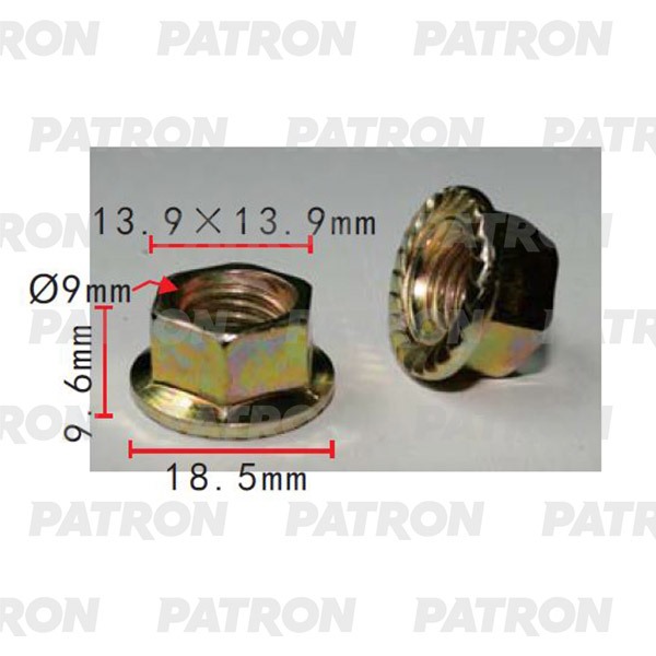 P372235 — Гайка выпускного коллектора PATRON
