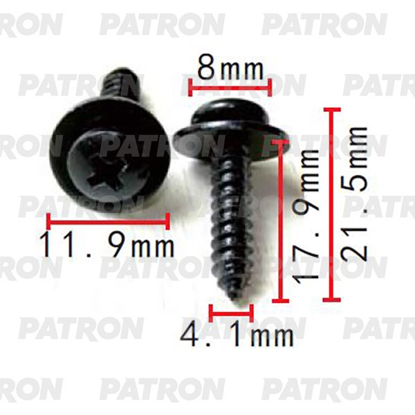P372261 — Саморез применяемость: саморез 4.1X21.5MM универсальный PATRON