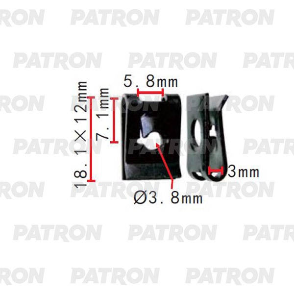 P372318 — Скоба крепежная PATRON