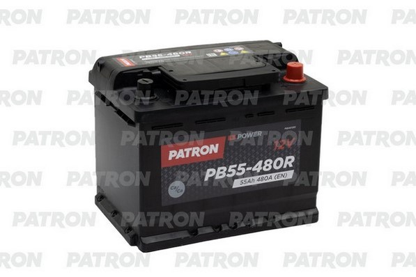 PB55480R — Аккумулятор PATRON POWER 12V 55AH 480A ETN 0(R+) 242X175X190MM 13.9KG PATRON