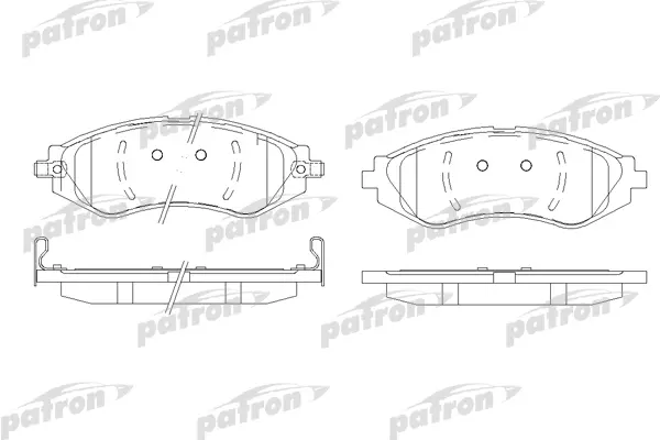PBP1905 — Колодки передние дисковые  PATRON