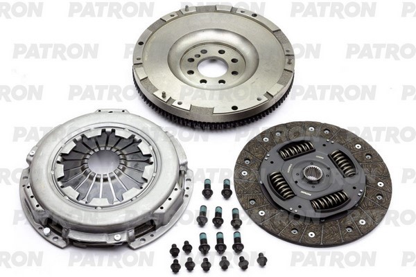 PCE0099 — К-кт сцепления с одномассовым маховиком (4P) FORD: TRANSIT 2.4TDCI (6-МКПП) 2006- PATRON