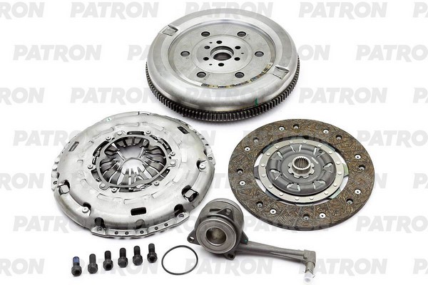 PCE0122 — К-кт сцепления с двухмассовым маховиком (4P-DMF) AUDI A3 2.0 TDI 03-, VW: Golf V, Passat, Touran 2.0 PATRON
