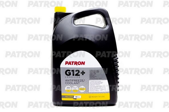PCF5010 — Антифриз 10кг (8.9л) - желтый PATRON YELLOW G12+, TL 774-D/F, G012A8FA1, DAF 325.2/325.3/326.0/326.3 PATRON