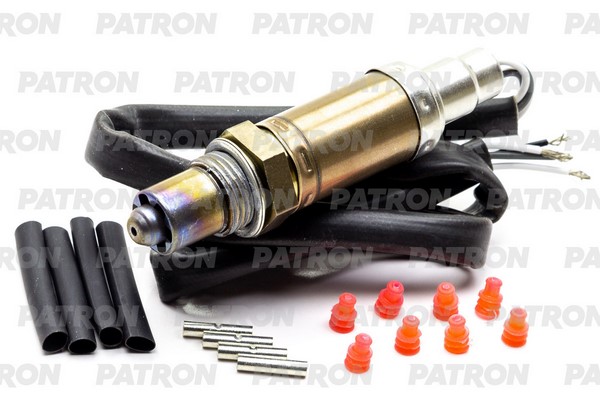 POS005 — Лямбда-зонд универсальный BOSCH Thimble type (4-пров) Керамический элемент подогрева 2.1 ± 0.4 PATRON