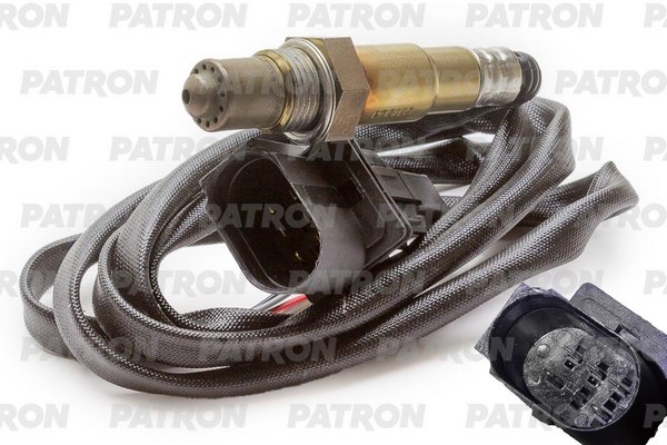 POS035 — Лямбда-зонд BOSCH Planar type (5-пров) VW Golf IV 1.4i/1.6i/1.8T/2.0i/2.3i/2.8i 97- / Passat 1.8T/2 PATRON