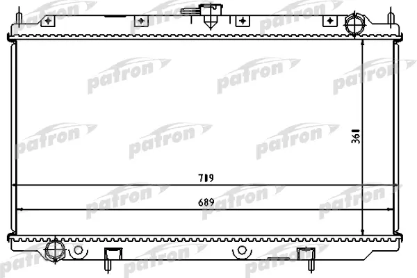 PRS3490 — Радиатор основной PATRON