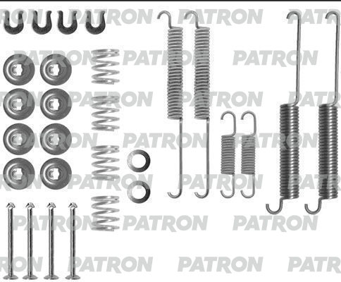 PSRK0190 — Комплект монтажный тормозных колодок барабанных MITSUBISHI L 200 96, L 400 автобус 96, L 400 фургон 96, SPACE GEAR 9500 PATRON