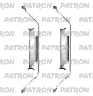 PSRK1022 — Комплект монтажный тормозных колодок дисковых BMW5 (E28) 12.8606.90,5 (E34) 01.8809.95,5 TOURING (E34) 11.9101.97,7 (E32) 09.8609.94 PATRON