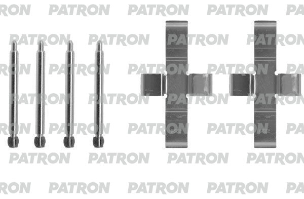 PSRK1028 — Комплект монтажный тормозных колодок дисковых MERCEDESBENZCOUPE (C123) 03.7712.85,KOMBI универсал (S123) 09.7712.85,SCLASS (W116) 08.7207.80,SCLASS (W126) 10.7907.85,SL (R107) 10 PATRON