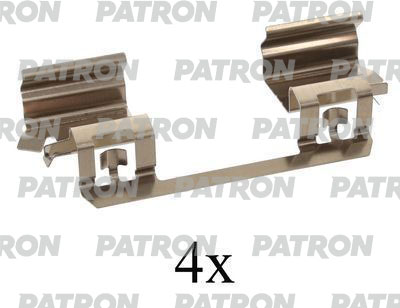 PSRK1084 — Комплект монтажный тормозных колодок дисковых MERCEDESBENZECLASS (W211) 03.02,ECLASS TMODEL (S211) 03.03 PATRON