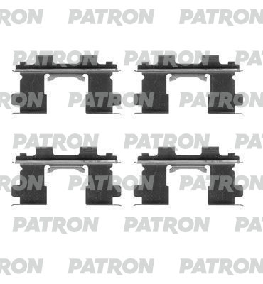 PSRK1108 — Комплект монтажный тормозных колодок дисковых NISSAN:100 NX (B13) 039 PATRON