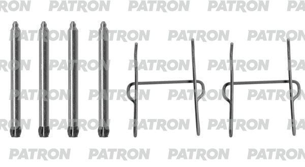 PSRK1113 — Комплект монтажный тормозных колодок дисковых CITROENAX (ZA) 07.8612.98,SAXO (S0, S1) 05.96, PEUGEOT106 I (1A, 1C) 09.9104.96,106 II (1) 05.96 PATRON