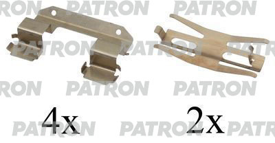 PSRK1150 — Комплект монтажный тормозных колодок дисковых NISSAN PATROL GR II WAGON 2.7 TD/2.8 TD/2.8 TDIC/3.0 D/3.0 D 4WD/3.0 DTI/3.2 D/4.2 D/4.2 TD/4.2 TDI/4.5/4.5 I/4.8 97 PATRON