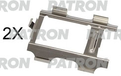 PSRK1195 — Комплект монтажный тормозных колодок дисковых OPEL INSIGNIA 08 , INSIGNIA SPORTS TOURER 08 , INSIGNIA седан 08  VAUXHALL INSIGNIA 08 , INSIGNIA седан 08 , INSIGNIA универсал 08  PATRON