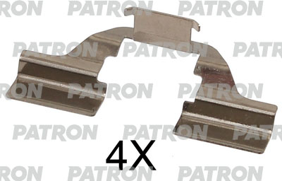 PSRK1209 — Комплект монтажный тормозных колодок дисковых CITROENC2 09.03,C3 02.02,C3 PLURIEL 05.03 PATRON