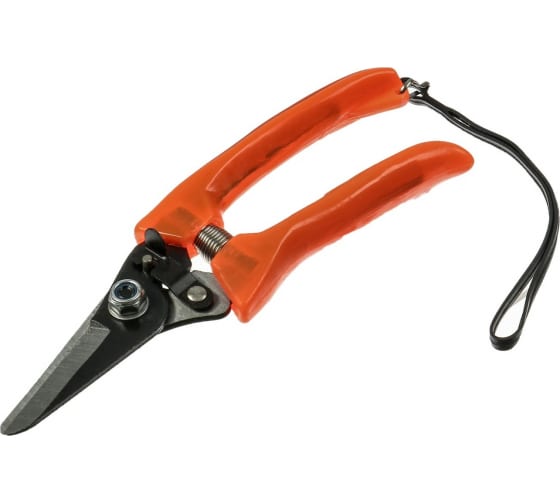 150785 — Садовые ножницы с тефлоновым покрытием GREENGO 7 (18 см), пластиковые ручки 150785 GREENGO