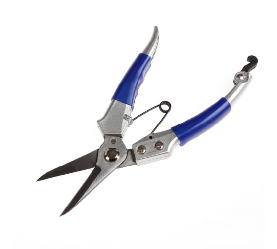 3809600 — Садовые ножницы GREENGO 8, 20 см, синяя рукоять, нержавеющий металл 3809600 GREENGO