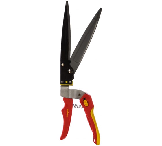 8422015Z01 — Ножницы GRINDA для стрижки травы пластмассовые ручки  поворотный механизм 180 гр  368мм GRINDA