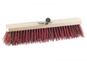 3919740 — Щетка GRINDA EURO уличная без ручки  буковая колодка  смесь натур и искусств щетины  мет держатель для черенка  40см GRINDA
