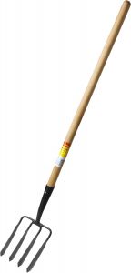 39722 — Вилы кованые  копальные  с черенком  180х220X1300мм  GRINDA GRINDA