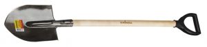 421823 — Лопата штыковая  лко  деревянный черенок  с рукояткой  GRINDA GRINDA