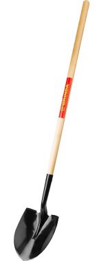 421824 — Лопата штыковая для земляных работ  деревянный черенок  GRINDA GRINDA