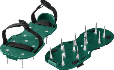 422111 — Аэратор ножной для газона со стальными шипами шипов длиной GRINDA