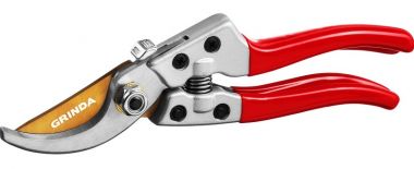 423113 — G13 секатор с алюминиевыми рукоятками  плоскостной  205 мм  GRINDA GRINDA