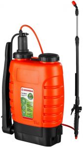 425216 — Опрыскиватель садовый GRINDA FINE SPRAY  ранцевый  телескопический удлинитель  15л GRINDA