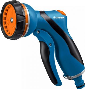 429120 — GRINDA PROLINE F7, 7 режимов, курок сзади, пистолет поливочный двухкомпонентный GRINDA