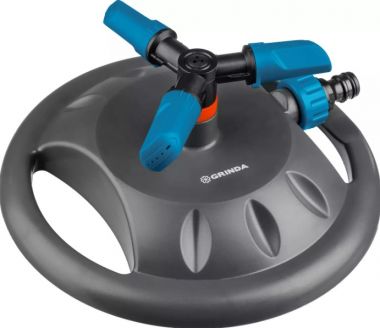 429315 — GRINDA PROLINE RRB, 121 м2 полив, на подставке, 3 сопла, распылитель круговой GRINDA