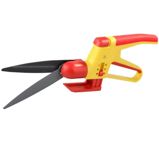 8422025Z01 — Ножницы GRINDA для стрижки травы,2х комп пластмас ручки с защитой,поворот мехм 180гр, 3позиц регулировка высоты,360мм GRINDA