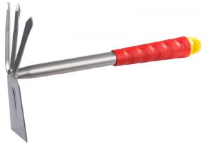 8421435Z01 — Мотыжка GRINDA  прямое лезвие  3 зубца  из углеродистой стали с коннекторной системой  305 мм GRINDA