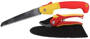 8423251H3 — Набор GRINDA садовый  3 предмета: секатор  ножовка садовая складная  нейлоновая сумка GRINDA