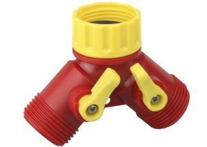 8426310Z01 — Двухканальный распределитель поливочный ногоканальный с вн GRINDA